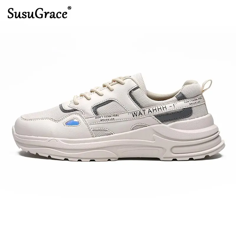 

SusuGrace 2020 Men Sneaker Outdoor Lace-up Man Running Shoes Breathable Non-slip Sport Jogging Walking Comfortable Male Footwear
