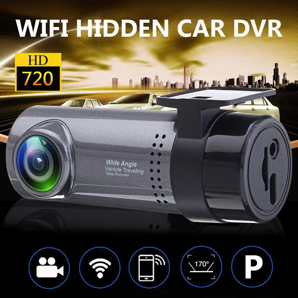Новый обновленный мини видеорегистратор 720P HD с углом поворота 360 градусов WiFi