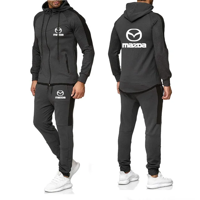 Комплект из 2 предметов мужские комплекты для Mazda с логотипом автомобиля модная