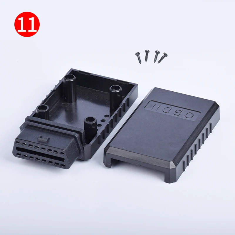 Различные виды автомобильных OBD2 сварочный Женский Диагностический интерфейс 16pin разъем OBD2 корпус OBDII сборка