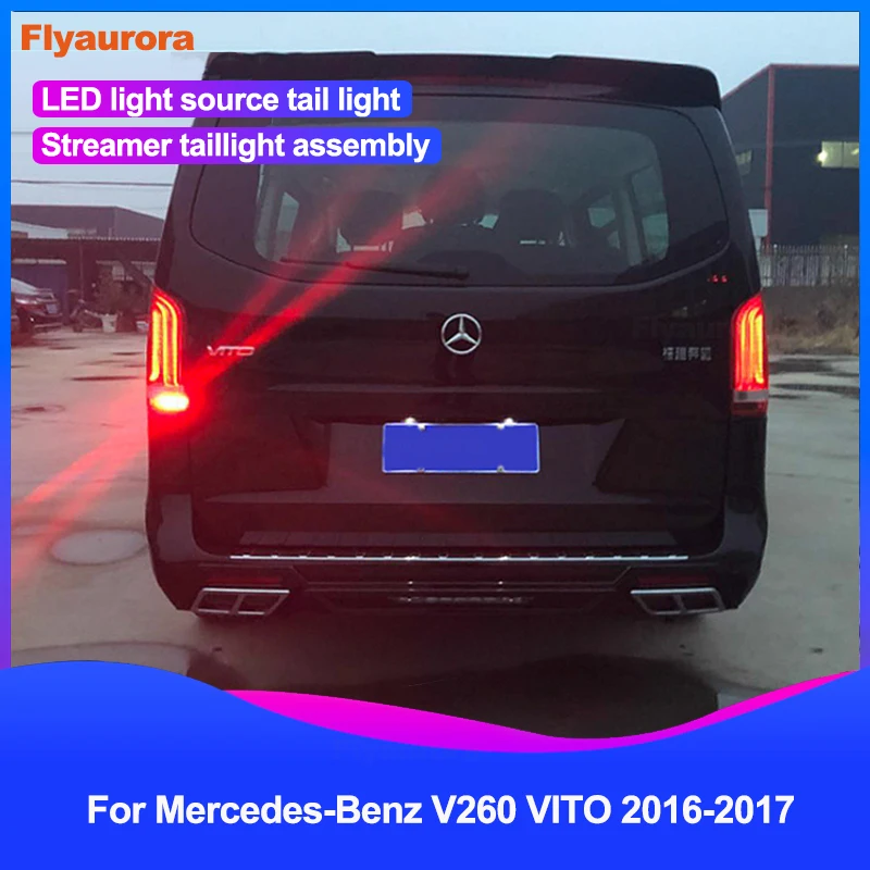 Для Benz V260 все светодиодные фары + задсветильник 2016-2018 для Mercedes-benz Vito 2017 Drl Bi-Led линзы