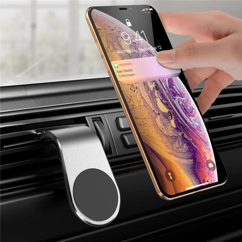 

Magnetic Car Phone Holder Mini Air Vent Magnet Mount Mobile GPS Support Smartphone Stand For iPhone 11 Pro 8 7 6 Samsung