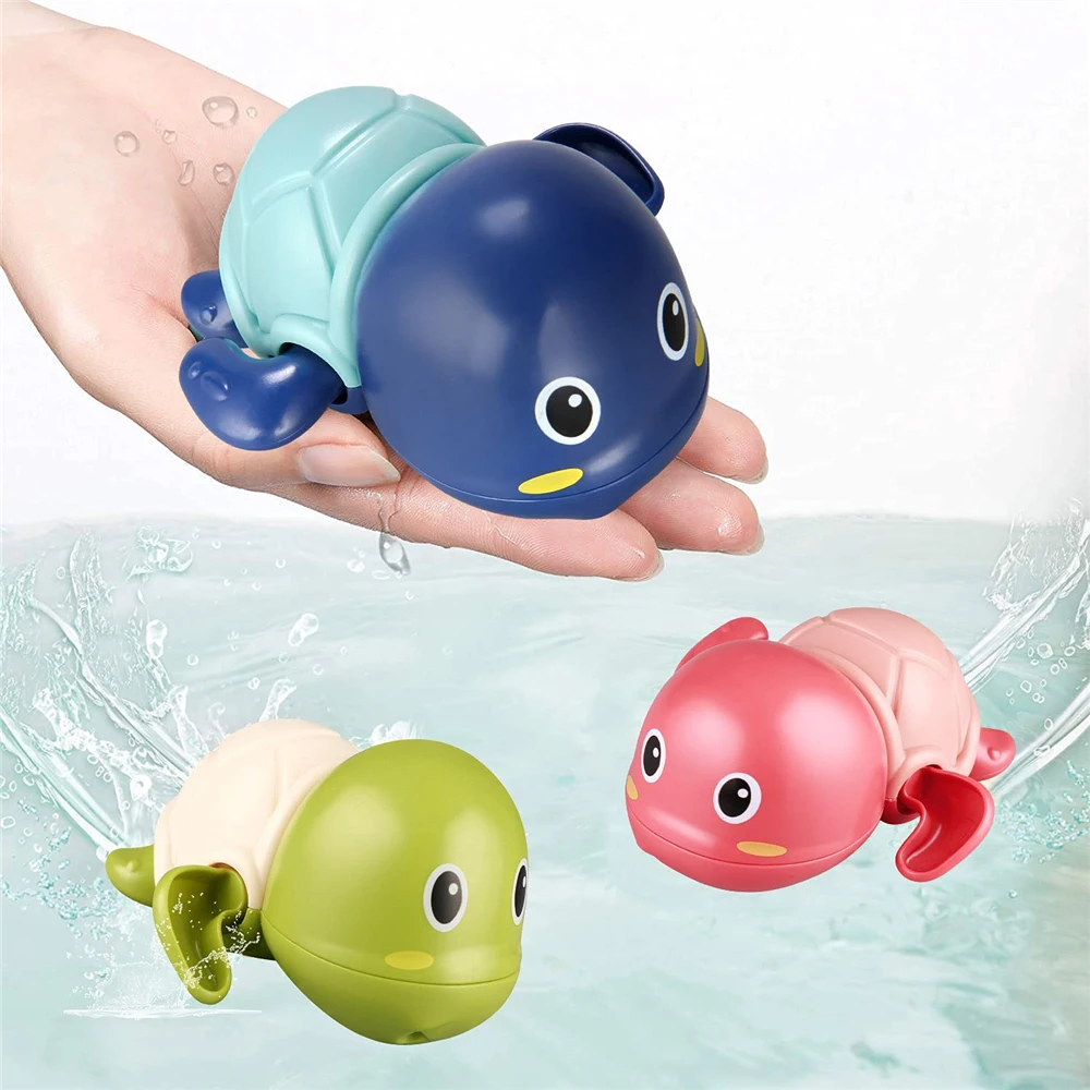 

Cute Swimming Turtle Bath Toys for Toddlers & Kids Funny Swim Pool Bath Toys Toddler Bathtub Toy for Baby Boy Birthday Gift