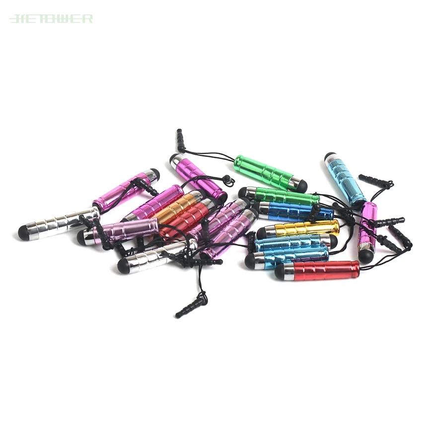 3000pcs/lot Unviersal Plastic Stylus Touch Pen with Dust Plug for Capacitive Touch Screen Phone Tablet PC Mobile Phone