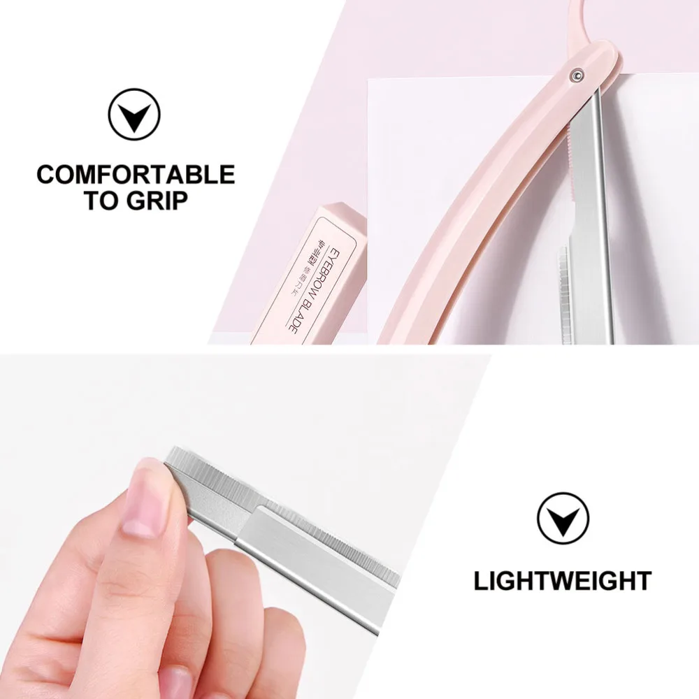 

1 Set Stainless Steel Razor Facial Razors Folding Shaver