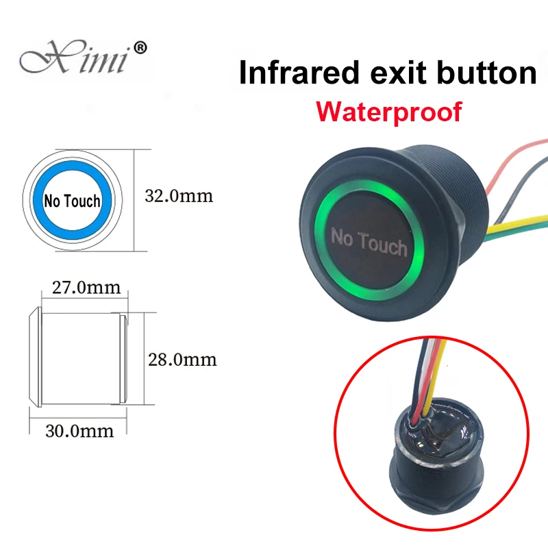 

Бесконтактная кнопка выхода Ximiir EI01
