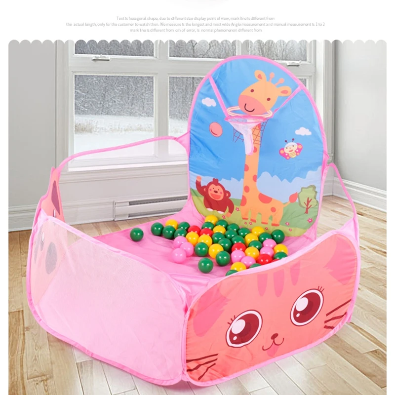 Трехцветная Складная Забавная детская игровая палатка игровой бассейн для ямы