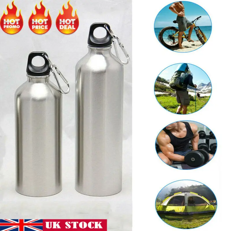 Stainless Steel Camping Water Flask Bottle Outdoor Cycling Bicycle Sports | Дом и сад