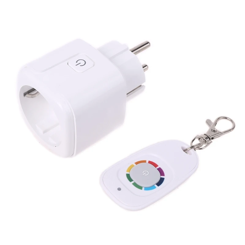 

433mhz Wireless RF Remote Control Home Office Smart WiFi Power Timer Socket Outlet EU Plug Energy Saving