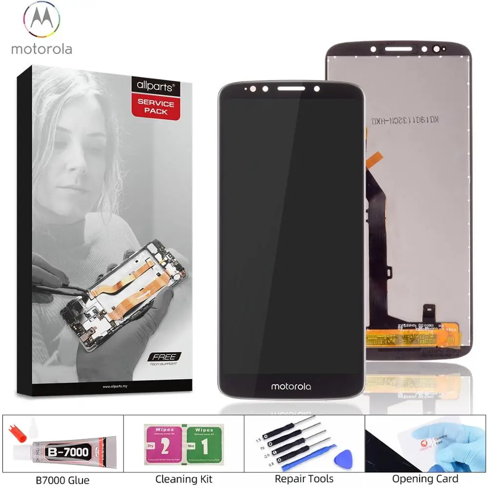 Дисплей для Moto G6 Play сменный сенсорный ЖК-экран для Motorola Moto G6 Play дисплей 5,7 ''XT1922 черный