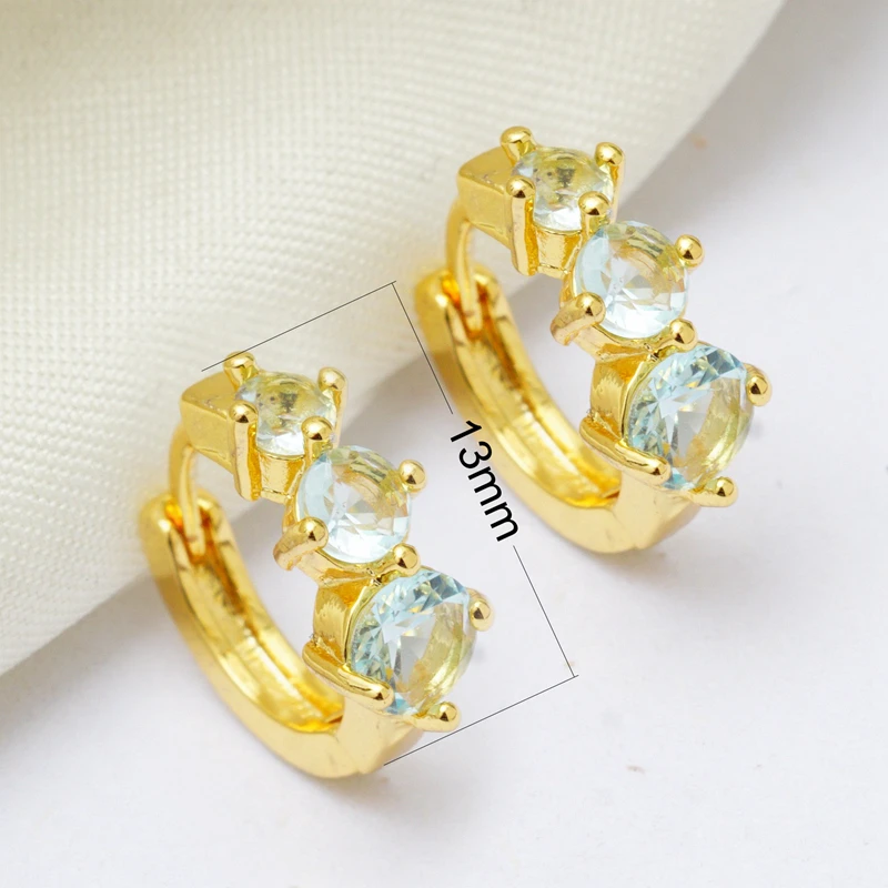 Женские круглые сережки-капли серьги-кольца золотистого цвета с блестящим