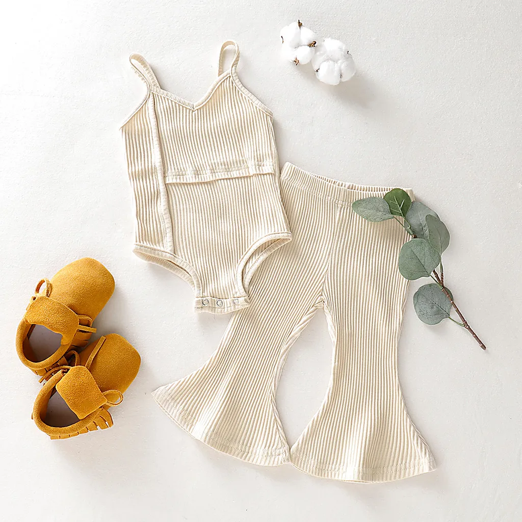 Детский однотонный комбинезон без рукавов с рюшами для маленьких девочек жилет +