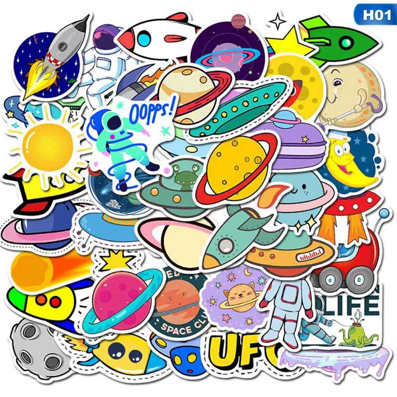 50 шт. наклейки для ноутбука скейтборда мотоцикла | Канцтовары офиса и дома