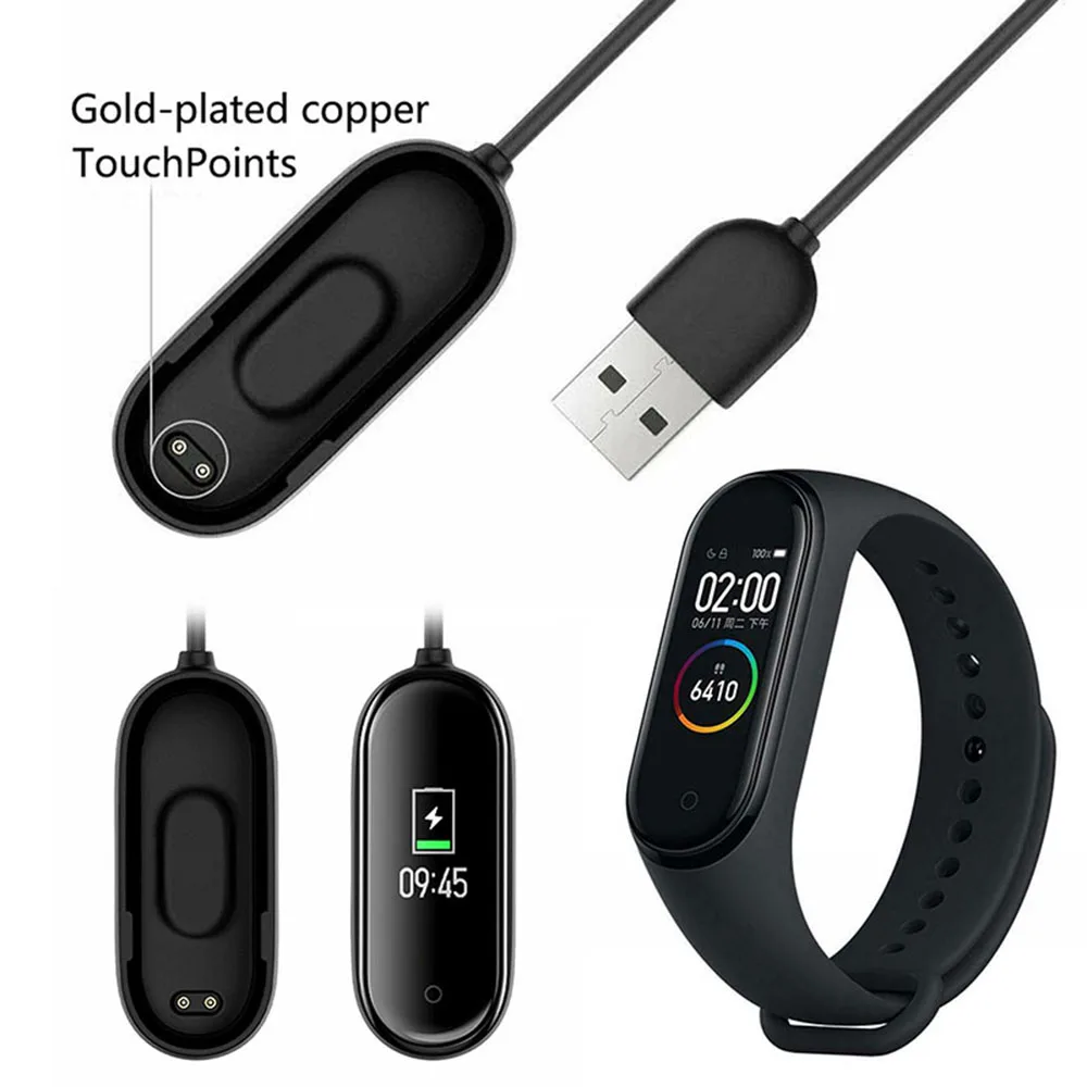 USB Магнитные зарядные устройства для Xiaomi Mi Band 4 смарт-браслет зарядное устройство