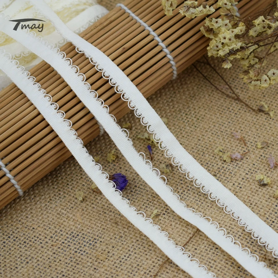 #1580 кремовые круги/кольца плюшевые эластичные ленты для брюк кружевная ткань