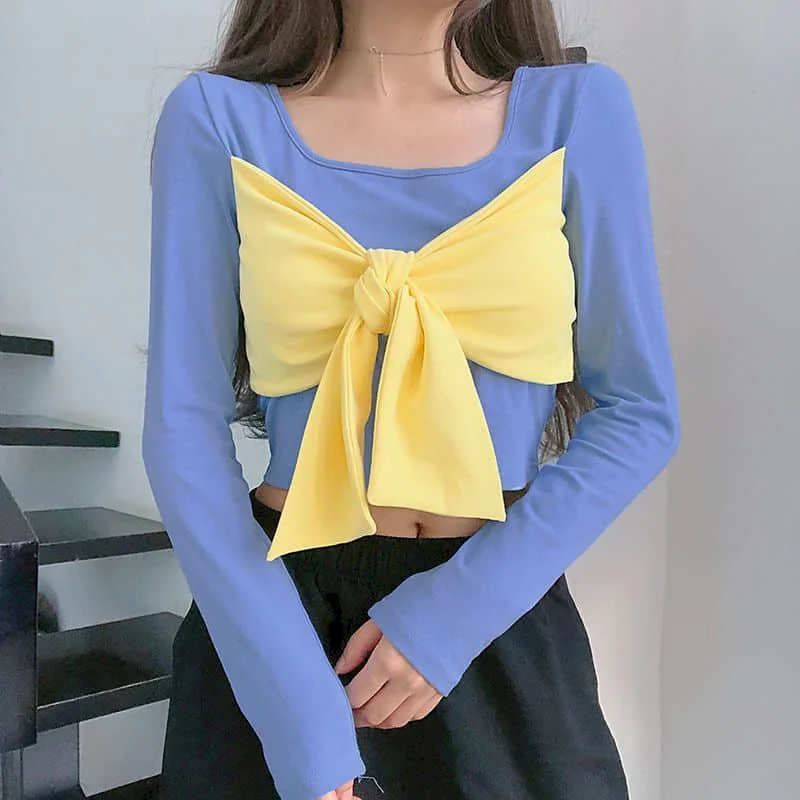 

2021 Summer Spring Casual Long Sleeve Korean Punk Sweatshirt Shirts for Women Goth BM Style Sexy Print Ladies Top Kawaii Clothes