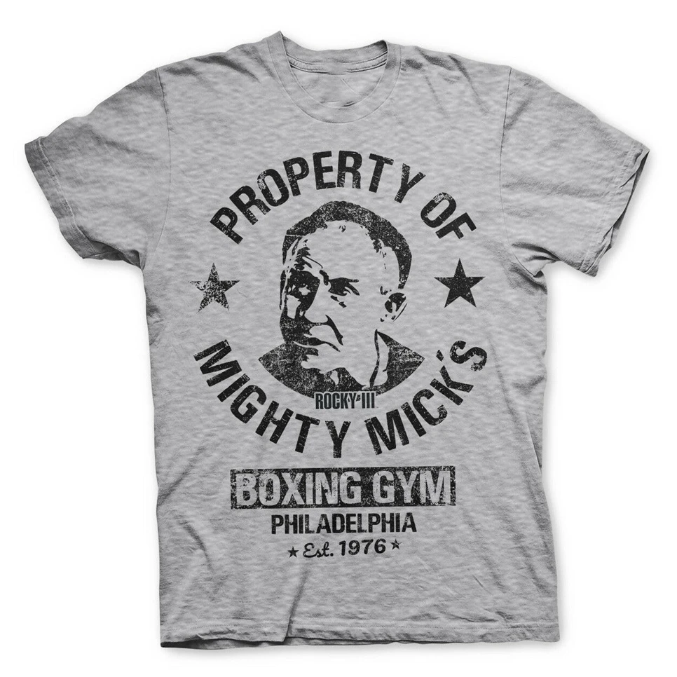 Mighty Micks бокс тренажерный зал Рокки Бальбоа футболка|Мужские футболки| |