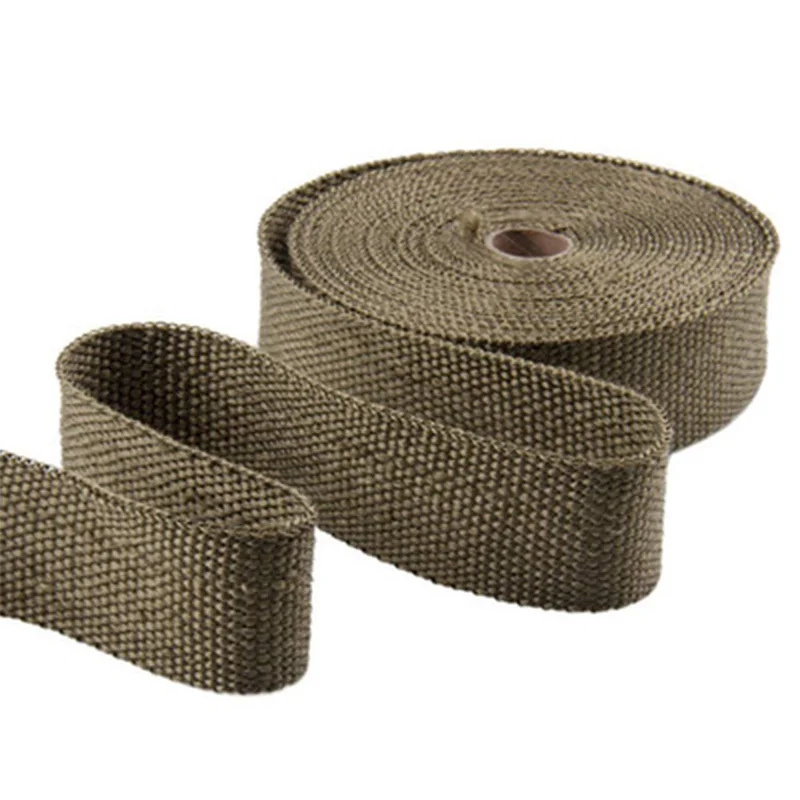 2 5 см * м титановая/черная выхлопная термопленка рулон для мотоцикла