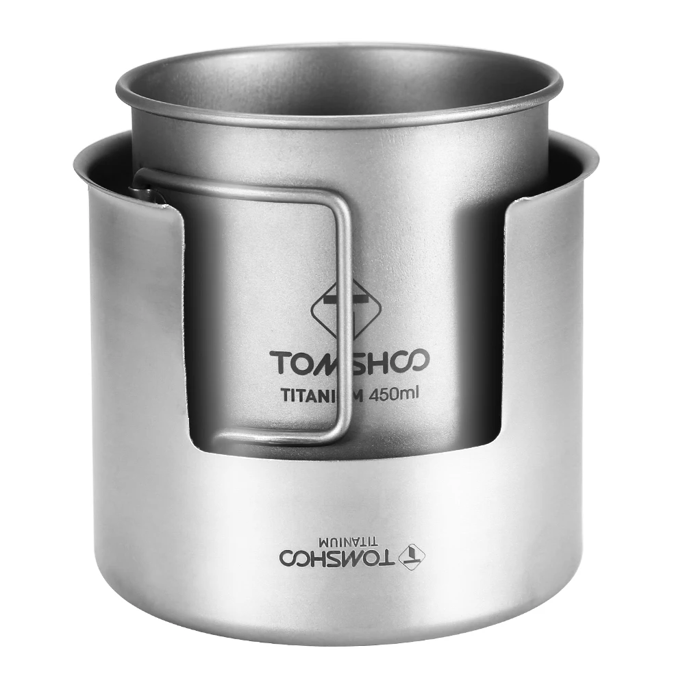 Титановая уличная горелка TOMSHOO для кемпинга Ультралегкая компактная деревянная