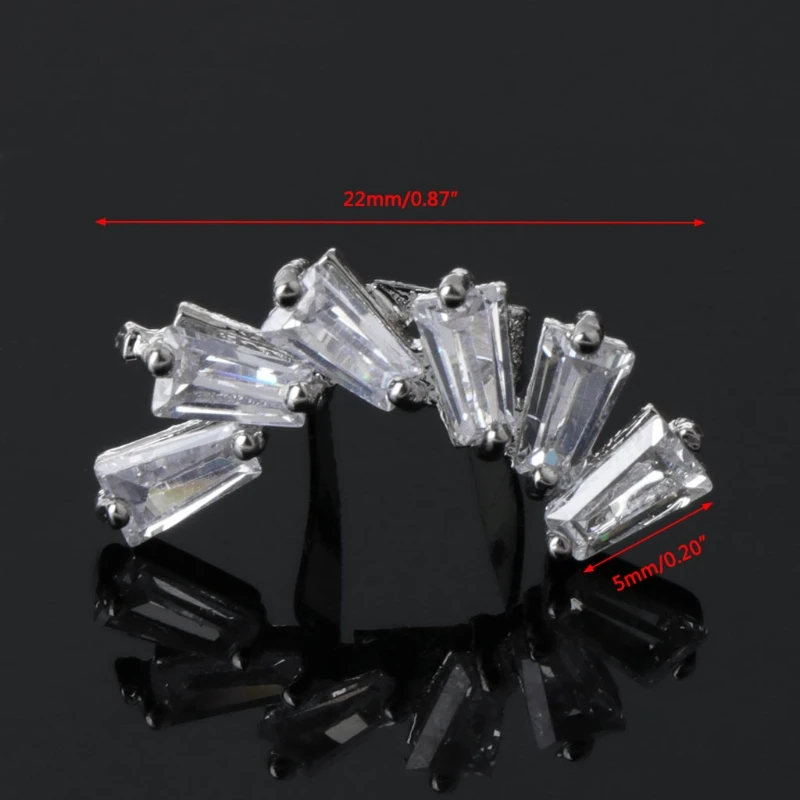 1Pc Rhinestone Shoes Clip Ornament Decoration Bridal Wedding Flower Charm Metal