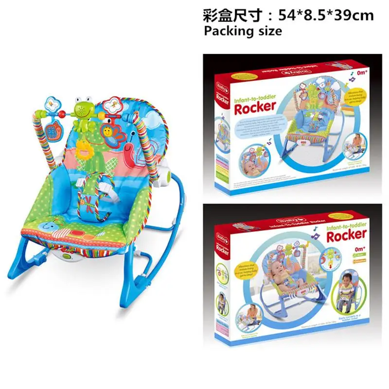 Baby Rocker Electric Rocking Chair Multi-function Music Vibration Pacification Cradle Bed Sleeping Artifact Horse | Мать и ребенок