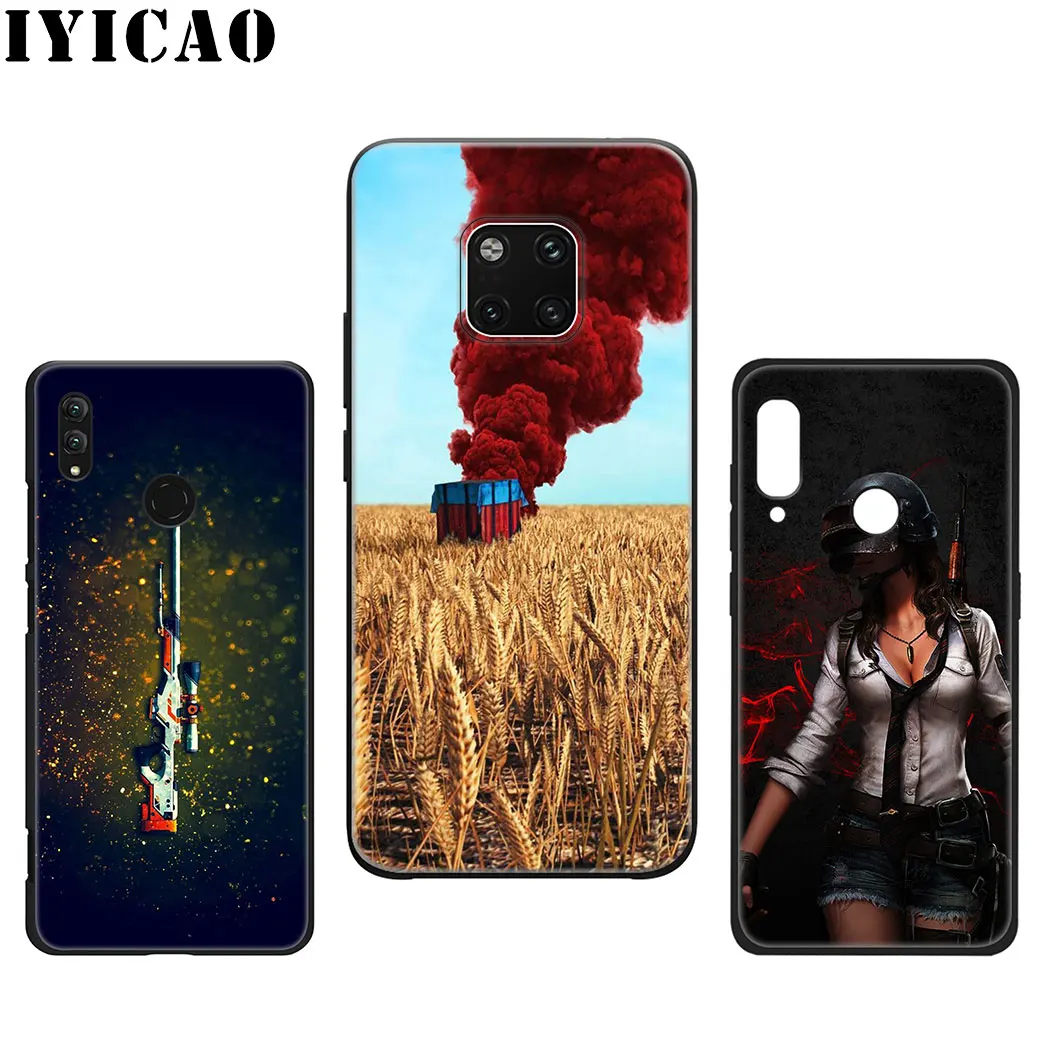 PUBG игровой Топ Мягкий силиконовый чехол для huawei mate 30 Pro Lite Y9 Prime P9 P8 |