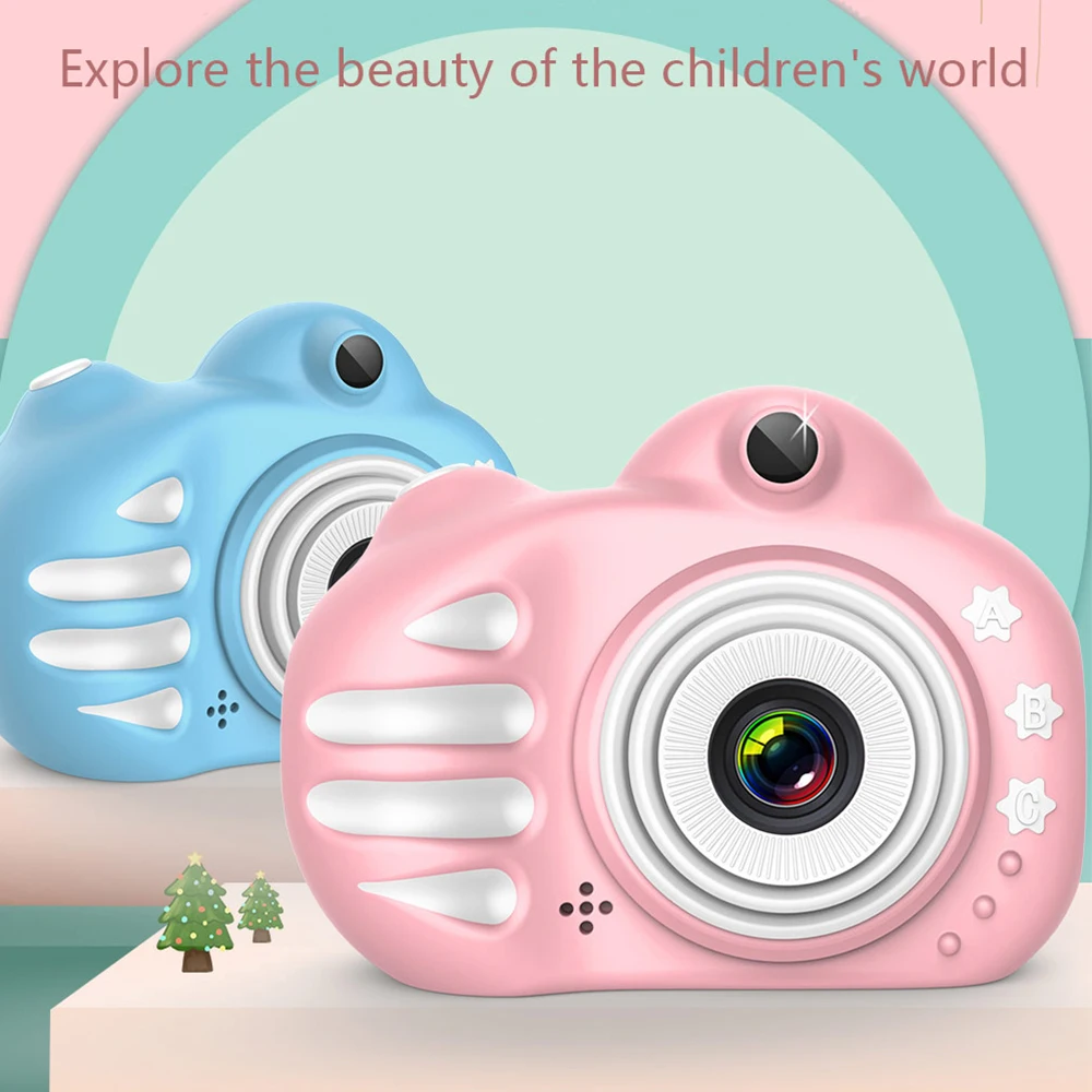 Детская камера с милым мультяшным рисунком вспышка 20 МП HD мини цифровая детские