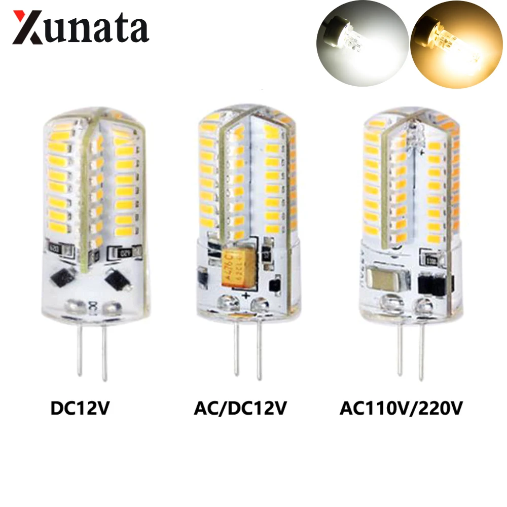 Светодиодная лампочсветильник G4 AC/DC 12 светодиодный 3 Вт 5 3014SMD светодиодная