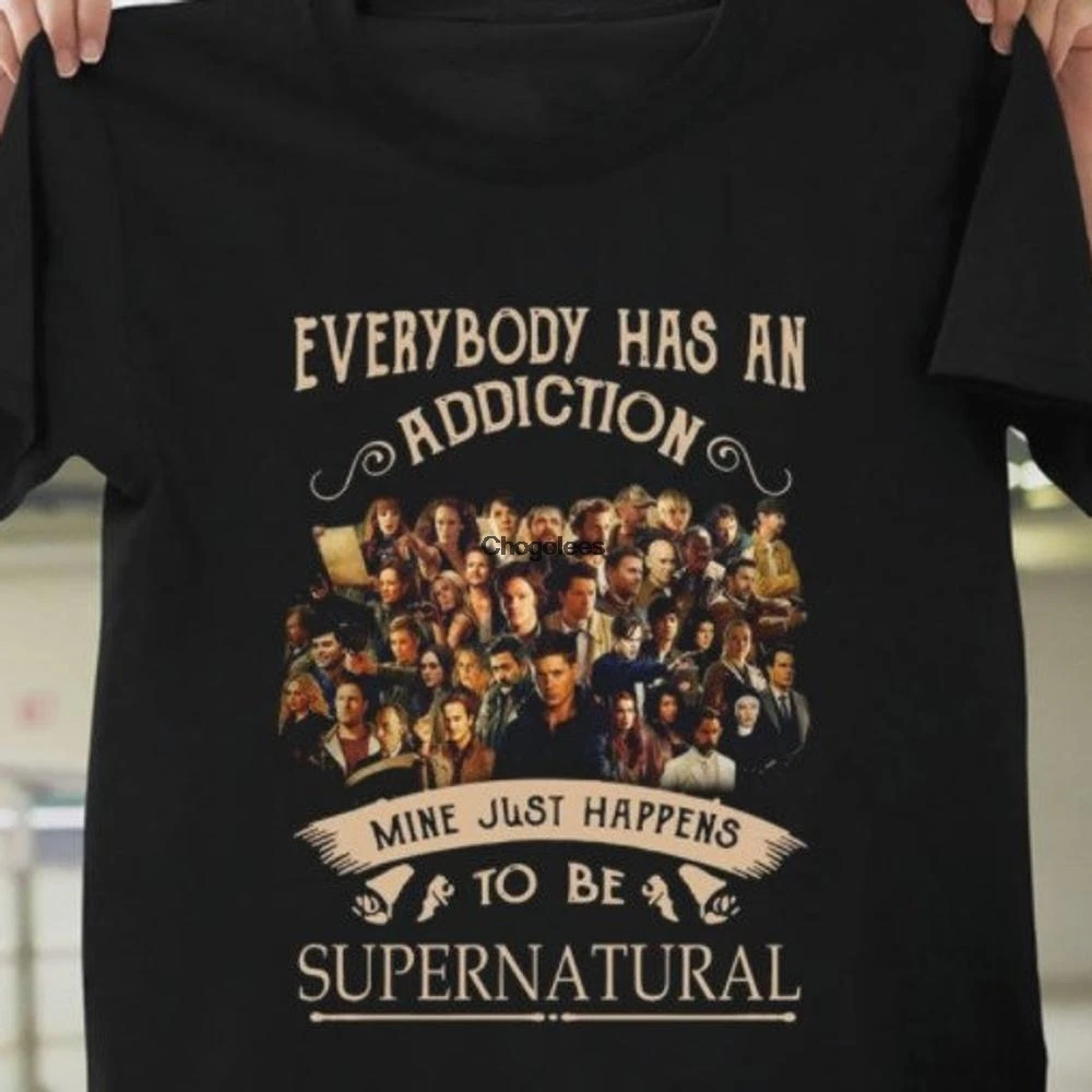 У каждого есть в зависимости от шахты просто бывает Сверхъестественное футболка