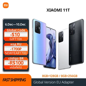 global version xiaomi 11t smartphone 8gb128gb256gb dimensity 1200 ultra octa core 67w charging 108mp camera 120hz 6 67 amoled free global shipping