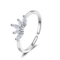 wangaiyao ring female crown opening adjustable i land zirconium diamond personality net red ring
