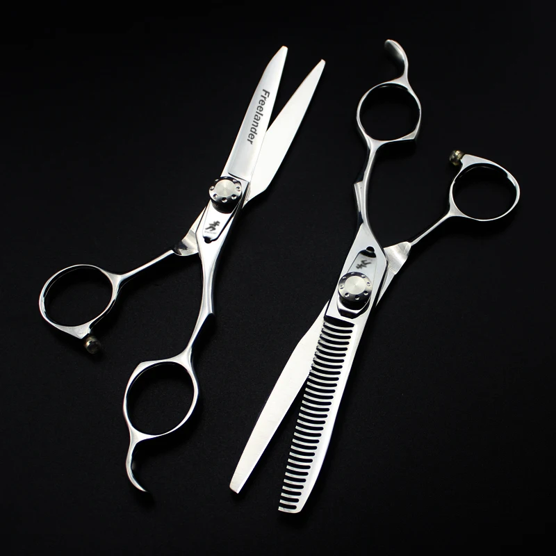 

5.5"Sale Silver Japanese Hair Scissors Cheap Hairdressing Scissors Thinning Shears Hairdresser Shaver Haircut