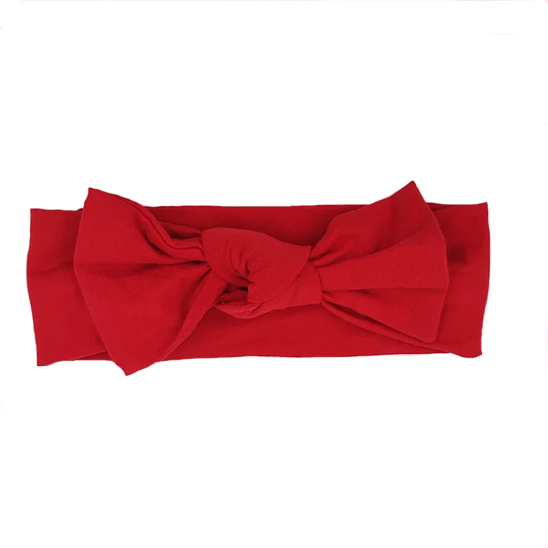 Хлопковая повязка на голову с бантом для маленьких девочек головной убор детей