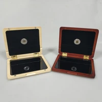 saxophone clarinet general wooden reed box with hygrometer hold 5 reeds musical instrument accessories