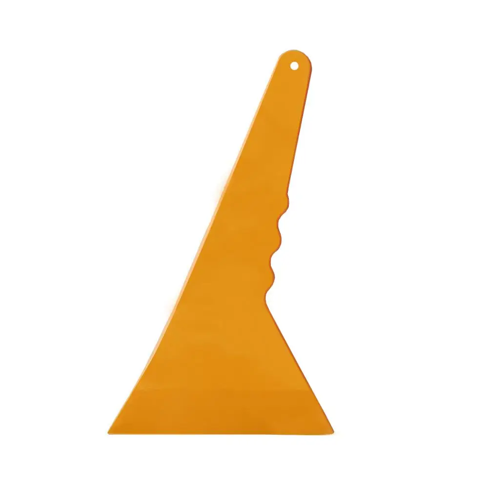 

Plastic Triangular Squeegee Home Floor Car Cleaning Squeegee With Handle Window Tint Tools Old Glue Film Remove A01