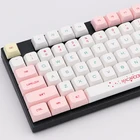 Macaron Ethermal цветные сублимационные шрифты PBT keycap для проводной USB механической клавиатуры 138 колпачки для фотографий 80 GK64 GK61