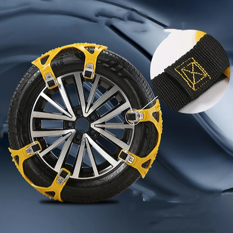 Автомобильные снежные цепи утолщенные длинные зимние грузовики автомобильные