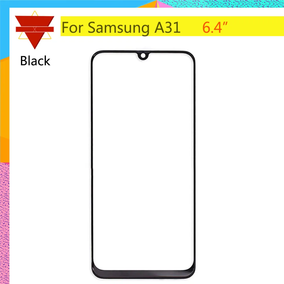Передняя стеклянная панель для Samsung Galaxy A31 сенсорный ЖК экран внешний дисплей