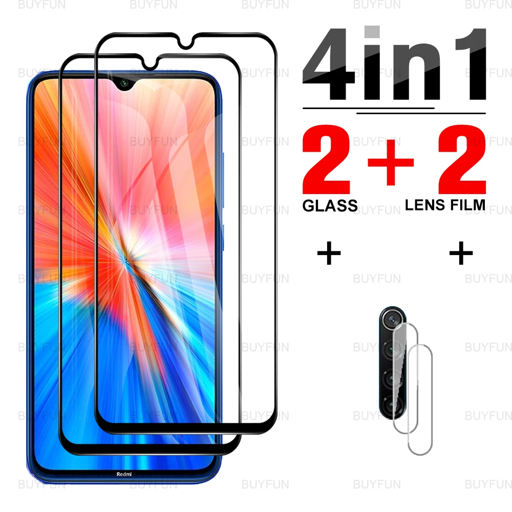 

Защитное стекло для xiaomi Redmi Note 8 pro, 8t, закаленное, с черными краями