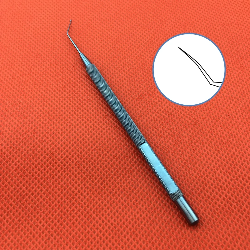 1 шт. хирургический инструмент офтальмологический крюк репозитор Размер 0 5 мм