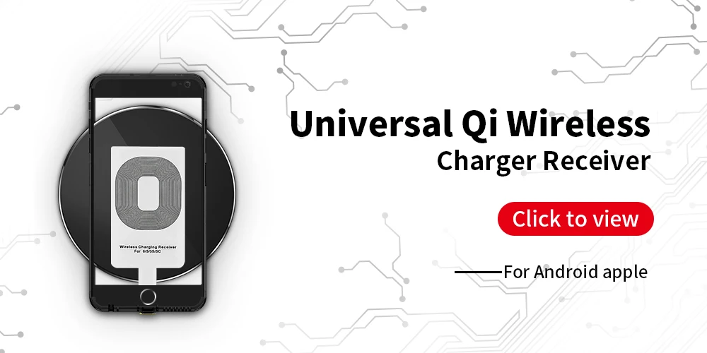 NTONPOWER беспроводной зарядный разъем для iPhone 7 6 6 S 5 Micro usb type C универсальное Qi Беспроводное зарядное устройство адаптер приемник