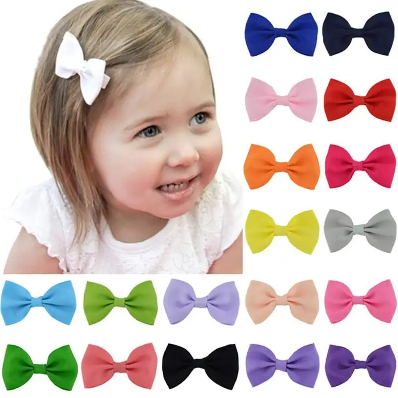 

20 color thread flat waist fold grosgrain ribbon bow hairpin with cute baby girl clip colorful hairpin hairpin hairpin hairpin