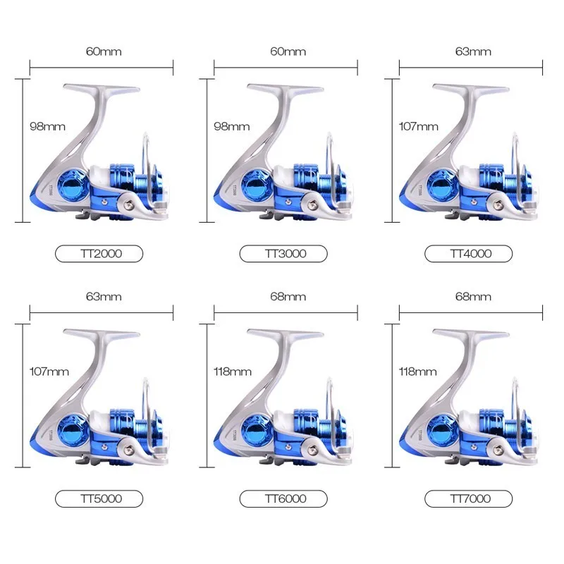 Катушка для спиннинга Mavllos металлическая катушка морской рыбалки максимальное