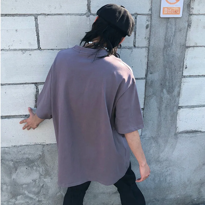 

IEFB 2021 Summer New Fashion Short Sleeve T-shirt Ins Loose Print Tee Streetwear Oversize Tops For Male Hip Hop Clothes 9Y5510