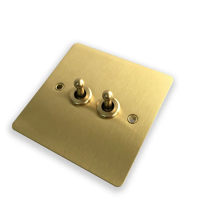 1 шт. латунный тумблер переключатель на выходе рычаг один двойной контроль ретро