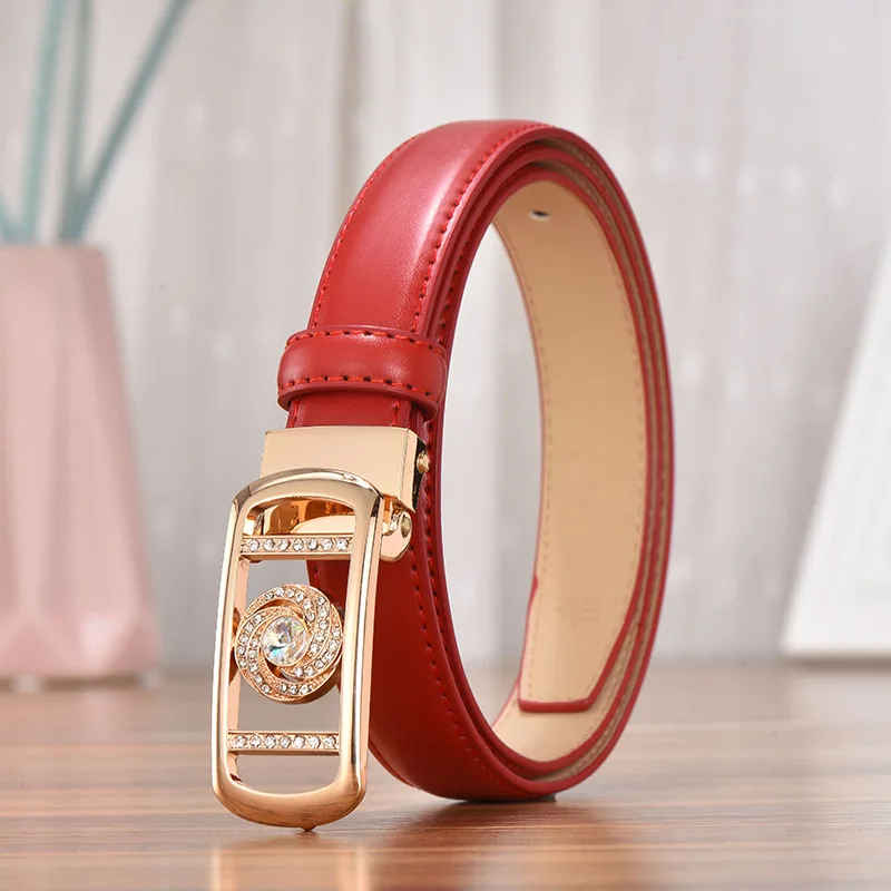 BONJEAN Women's Leather Belt Jeans Dress with Diamond Swan Buckle designer luxury belts top quality brand belt | Аксессуары для