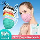 5 слоев KN95 ffp2mask CE ffp2 mascarillas fpp2 маски для лица многоразовая Защитная FFP2 маска KN95 mascarilla fpp2 homologada