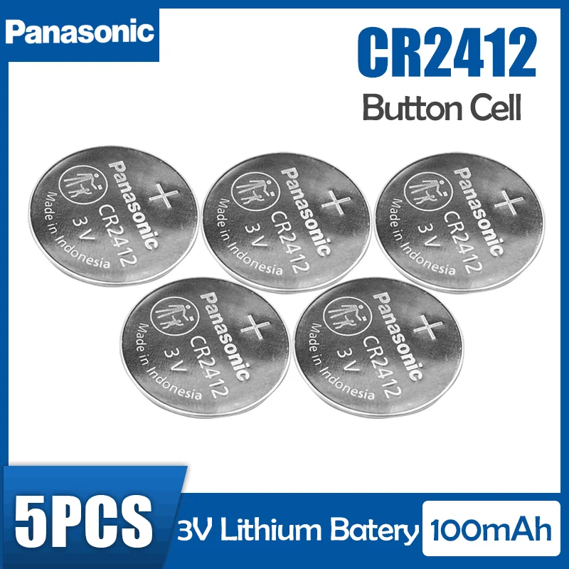 Оригинальный литиевый аккумулятор Panasonic CR2412 CR 2412 3 в для LEXUS автомобильный пульт