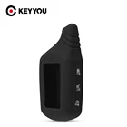 Брелоки KEYYOU для Starline B9 B6 A91 A61, силиконовый чехол для брелоков Starline B91, автомобильный пульт сигнализации, ЖК-передатчик