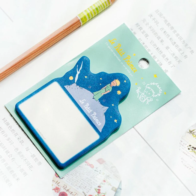 

30 Pages Little Prince Memo Pads Sticky Notes School Office Supply Student Stationery Notepads